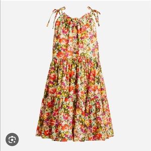 Jcrew tiered mini dress